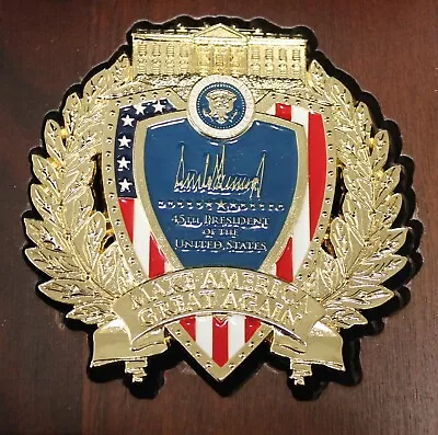 Official President Donald J. Trump Challenge Coin Medallion Extremely Rare Item! • $15000