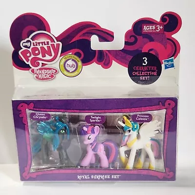 My Little Pony G4 Royal Surprise Set Queen Chrysalis Princess Celestia Mini Figs • $64.99