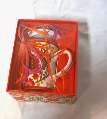 Mug Cup Vera Bradley Coffee Tea Beverage Mug Cup Floral  Gift Box New • $19