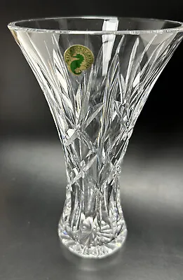 Waterford Crystal Flat Base Vase Ashbourne Pattern 8  • $89.99