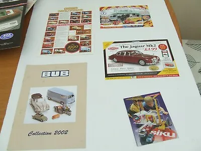 £1.99 • Buy Model Car Leaflets / Catalogues - Bub, Schuco Siku, Marusan Etcx