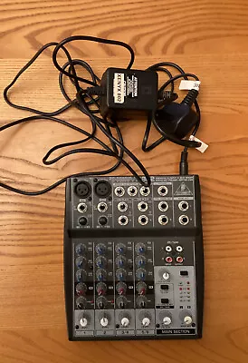 £35 • Buy Behringer 802 XENYX 8-Input 2-Bus Mixer Small Format Mixer