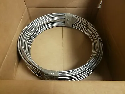 3/8 O.D. X 100' Stainless Steel Tubing Coil - Type 2205 SS Tubing (.049wall) • $40