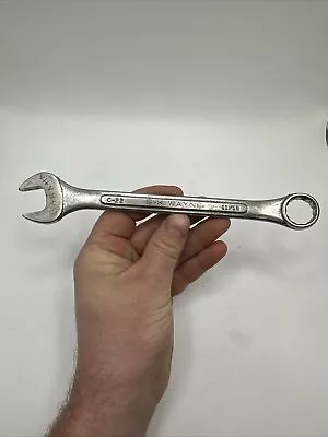 S-K Wayne  Tools C-22 11/16  SAE Chrome 12 Point Combination Wrench  USA • $6.80