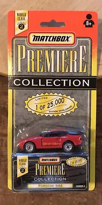 Matchbox Premiere Collection World Class Series 2 Porsche 944 Turbo Red • $8.83