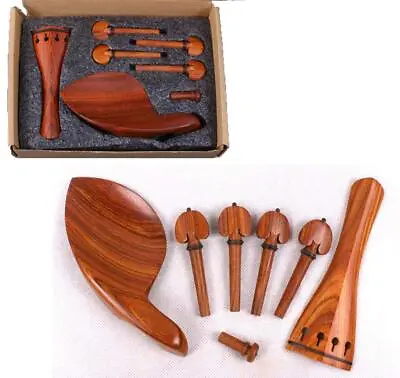 Yinfente 4/4 Violin Kit Full Size Violin Accessories Rosewood Violin Peg Tailpie • $28.78