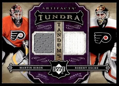 2007-08 Upper Deck Artifacts Tundra Jersey Martin Biron Robert Esche • $8.87