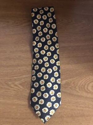 Vintage St. Michael From Marks & Spencer 100% Silk Floral Checked Men’s Tie • $17.99