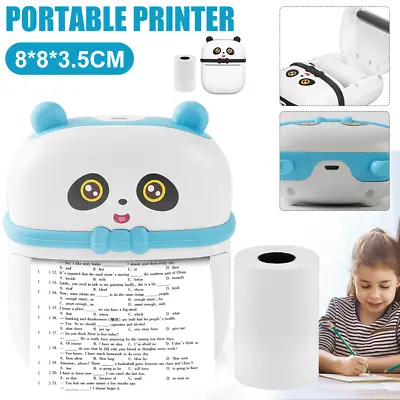 Mini Pocket Thermal Printer Bluetooth Mobile Phone Photos Label Printing Machine • £11.19