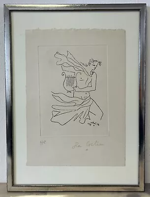 Jean Cocteau Etching - Signed In Print - Copy H.C.  28x20cm / 38x28cm A • $265.81