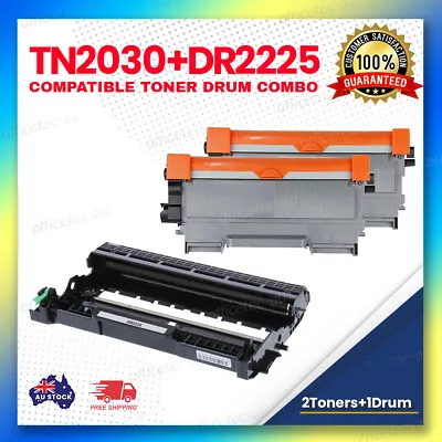 2x Non-OEM TN2030 Toner + 1x DR2225 Drum For Brother HL2130 HL2132 HL2135 2135W • $43