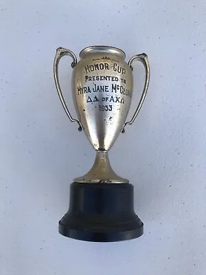 Vintage Antique Trophy - Honor Cup 1933 • $44.99