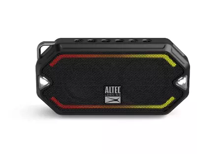 Altec Lansing Hydramini Rugged Bluetooth  Wireless Speaker - Black - Great • $14.99