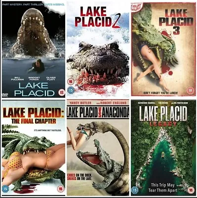 LAKE PLACID 1-6 DVD Complete Film Collection Part 1 2 3 4 5 6 Movies NEW R2 UK • £68.95