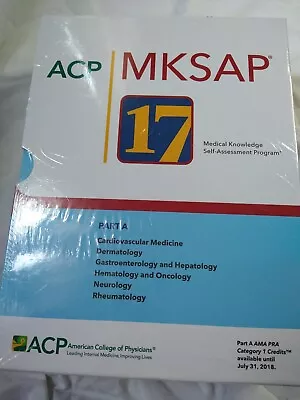 ACP MKSAP 17 Part A NEW SEALED • $40.99