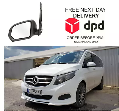 Mercedes Vito W447 2014-2024 Mpv Electric Door Wing Mirror  Lh Left N/S Side • £79.99