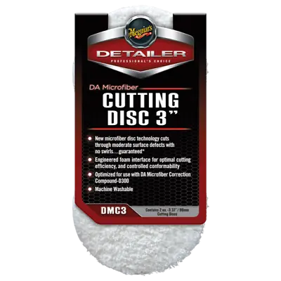 Meguiars DMC3 DA Microfiber Cutting Discs 3 Inch (2 Pack) • $17.11