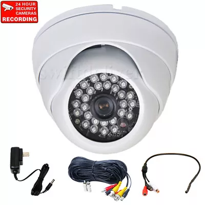 Security Camera Wide Angle Night Vision Outdoor W/ SONY Effio CCD Audio Mic AJ8 • $82.90