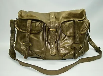 Mia Bossi Reese Large Diaper Bag Laptop Travel Bag Metallic Brown Crossbody • $50