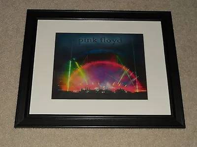 Framed Pink Floyd 1994 Concert Stage Shot Mini-Poster 14  By 17  • $45