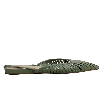 Zara Women's Sandals UK 3 Green 100% Other Flat • £19.40