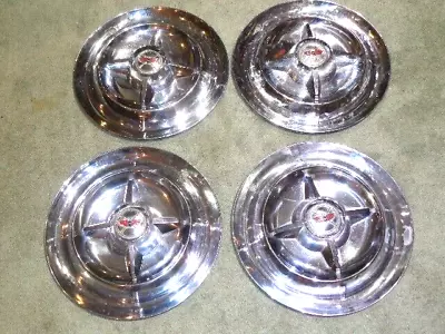 1955-1956 DODGE Custom Royal Lancer  15  Spinner Wheel Cover Hubcap Hub Cap Set • $119.50