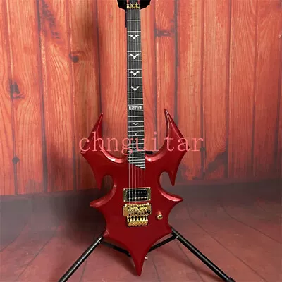 Metallic Red Doyle Von Frankenstein Electric Guitar Gold Hardware Humbucker • $292.60