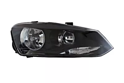 Headlight Right Black For VW Polo 2009-17 6R1941008G • $109.64