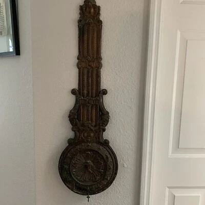 $79.99 • Buy ANTIQUE Morbier ART NOUVEAU CLOCK PENDULUM RARE 36”