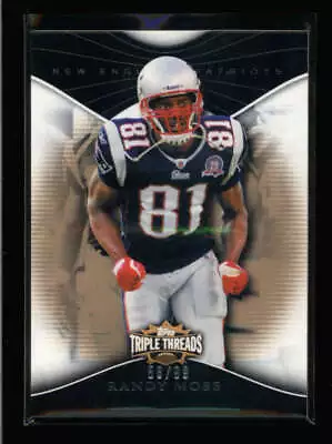 Randy Moss 2009 Topps Triple Threads #75 Gold Parallel #58/99 Ba2936 • $12.99