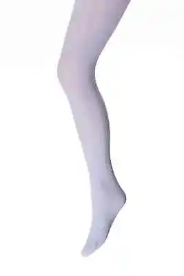 Cipriani 80 Den Soft Microfiber Verically Ribbed Tights Pastel Light Purple S/M • £17.31