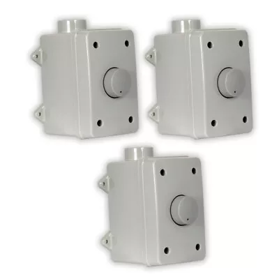 $103.99 • Buy Theater Solutions OVCDG Outdoor Volume Controls Gray Weatherproof 3 Piece Set