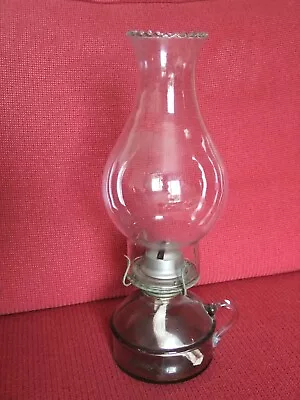 Vintage Oil Lamp With Glass Base. Never Been Used.  • £9.99