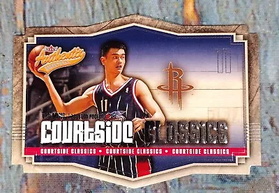 Yao Ming Houston Rockets 2003-2004 Fleer Courtside Classics #4 Of 10 CC • $4.95