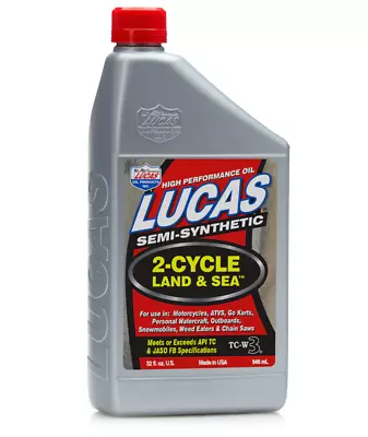 Lucas 2-Cycle Land & Sea Oil 1 Qt • $16.68