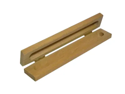£4.49 • Buy Wooden Mini Pencil Case Pen Case Box Wooden Organiser Storage School Rectangle