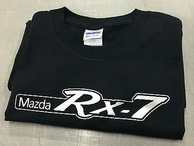 Mazda RX-7 Badge Shirt Black 70s Suit R100 RX2 RX3 RX4 RX8 808 10a 12a 13b • $35