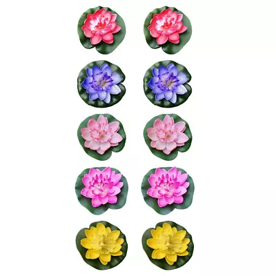 Artificial Lily Pads Fake Lily Pads Floating Lily Pads Artificial Floating Lotus • $7.76