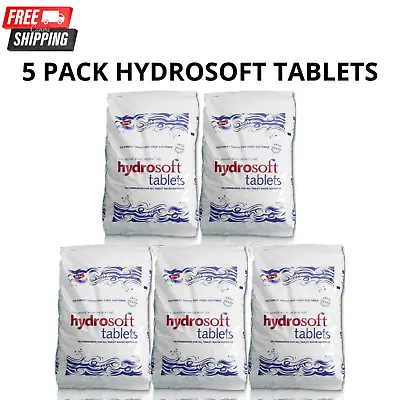 £116.50 • Buy 5x Pack Hydrosoft Tablets Salt Recommended For All Water Softeners Purifier 25KG