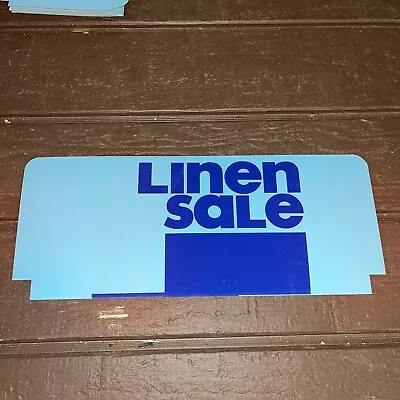 Vintage Carson Pirie Scott Double Sided Sign 4.5”x12” Carson’s Linen Sale • $15