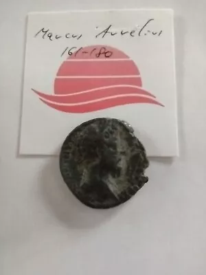 Ruler Marcus Aurelius 161-180 Ad Ancient Bronze Coin  Ae Dupondius • $37