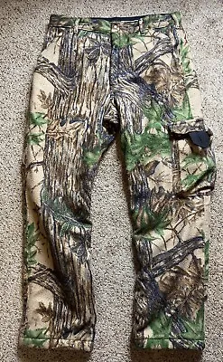 VTG Cabelas Whitetail Clothing Men’s Realtree Camo Hunting Pants Size 38x30 • $50