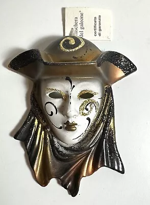 Mardi Gras Pirate Mask Handmade In Venice Italy Using 17th Century Traditions • $39.95