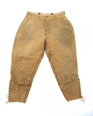 Jodhpurs Pants Size 28 - 29 True Vintage 40s Moleskin Horse Riding Jockey Mole S • $139.73