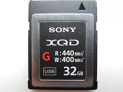 Sony 32GB XQD G Memory Card QD-G32E - Read: 440 Mb/s Write: 400mb/s  (#2) • £55