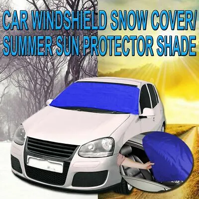 Zone Tech Car Windshield Snow Cover Truck Frost Ice Protector Sun Shield 35x70  • $8.99