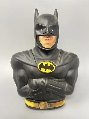Vtg 1989 Batman Movie Cereal 7  Plastic Coin Bank DC Comics Michael Keaton • $9.99