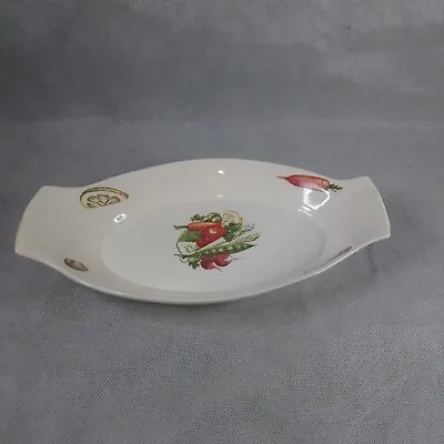 Vintage 50s Egersund Norway Vegetable Dish - Mid-Century Country Kitchen Style • £8.50