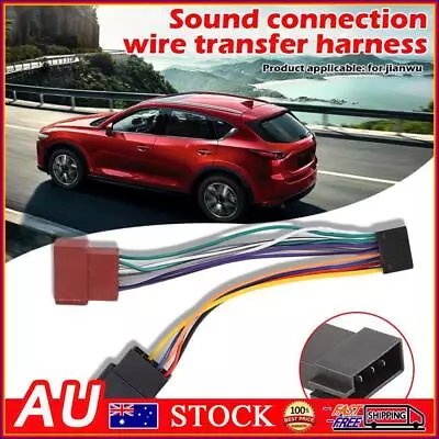 16 Pin ISO Wiring Harness Loom Connector Adaptor Cable For KENWOOD Car Stereo • $9.39