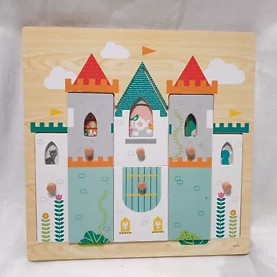 2 Layer Kids Castle Wooden Jigsaw Puzzle Preloved Good Condition Free Post Aust • $24.50